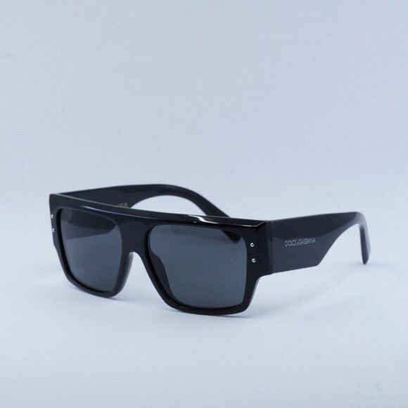 NEWEST DOLCE&GABBANA DG4459 501/87 BLACK DARK GREY SUNGLASSES - Picture 3 of 11